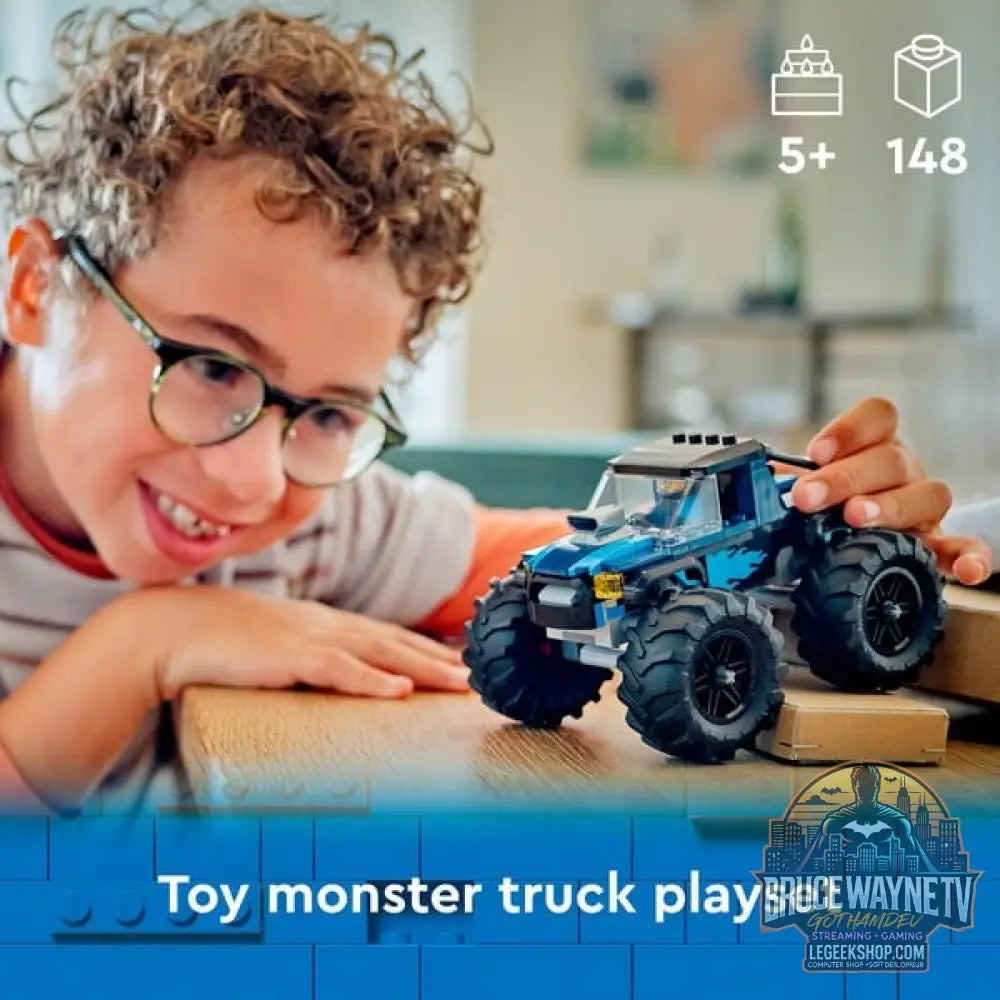 LEGO 60402 City Blauer Monstertruck, jeu de construction - LEGO - vue 6