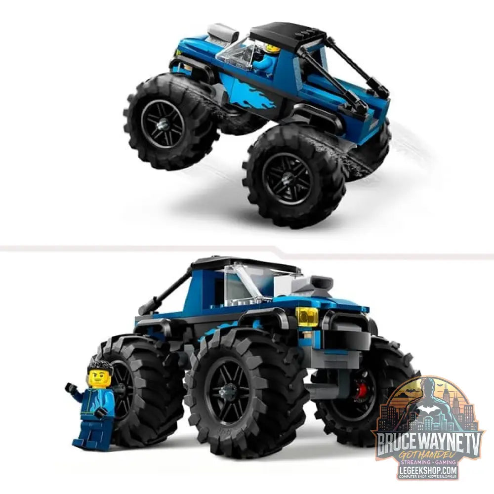 LEGO 60402 City Blauer Monstertruck, jeu de construction - LEGO - vue 3