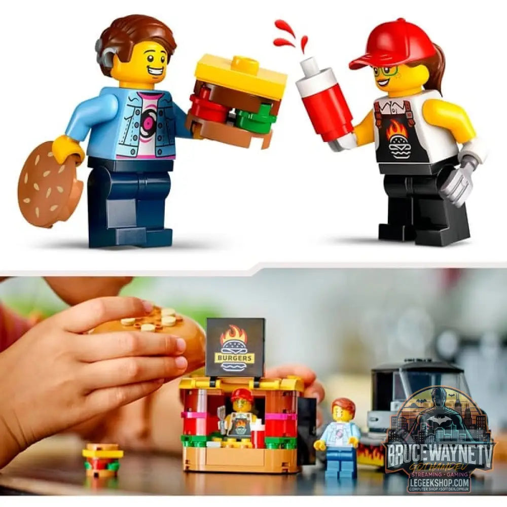 LEGO 60404 City Burger-Truck, jeu de construction - LEGO - vue 4