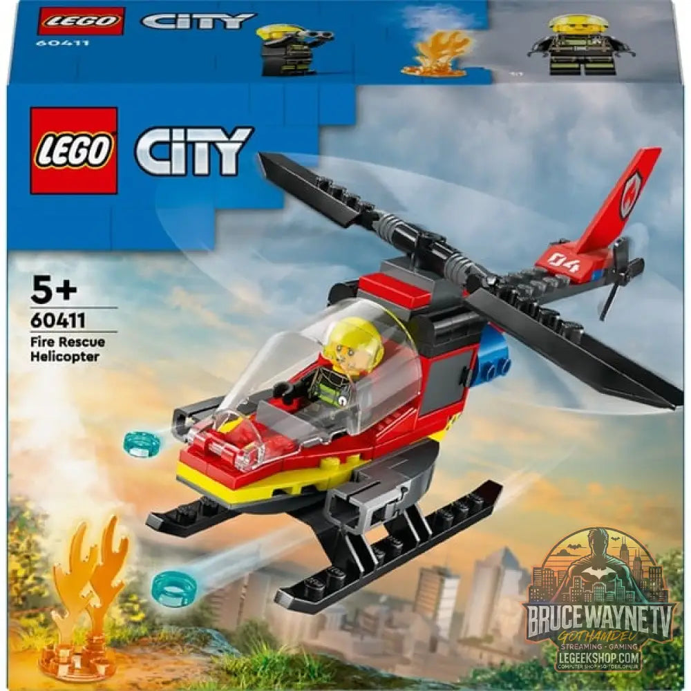 LEGO 60411 City Feuerwehrhubschrauber, jeu de construction - LEGO - vue 8