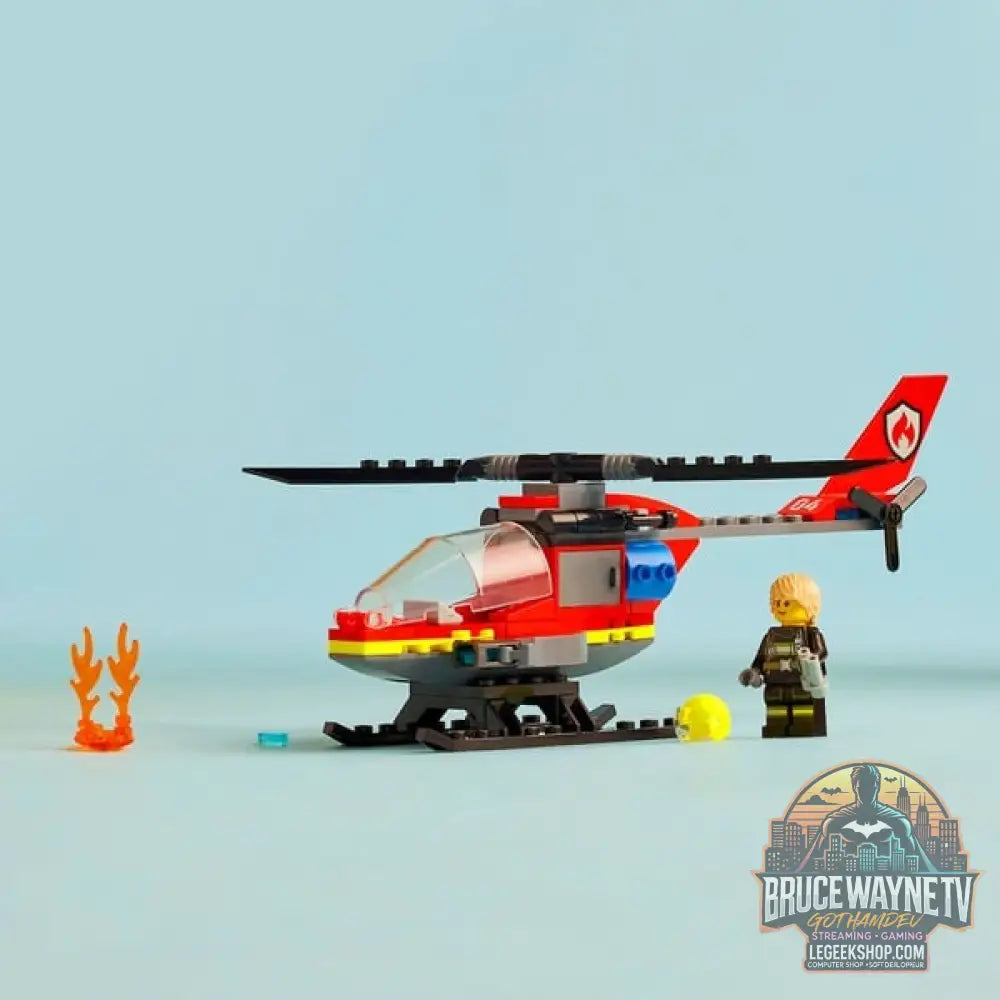 LEGO 60411 City Feuerwehrhubschrauber, jeu de construction - LEGO - vue 6
