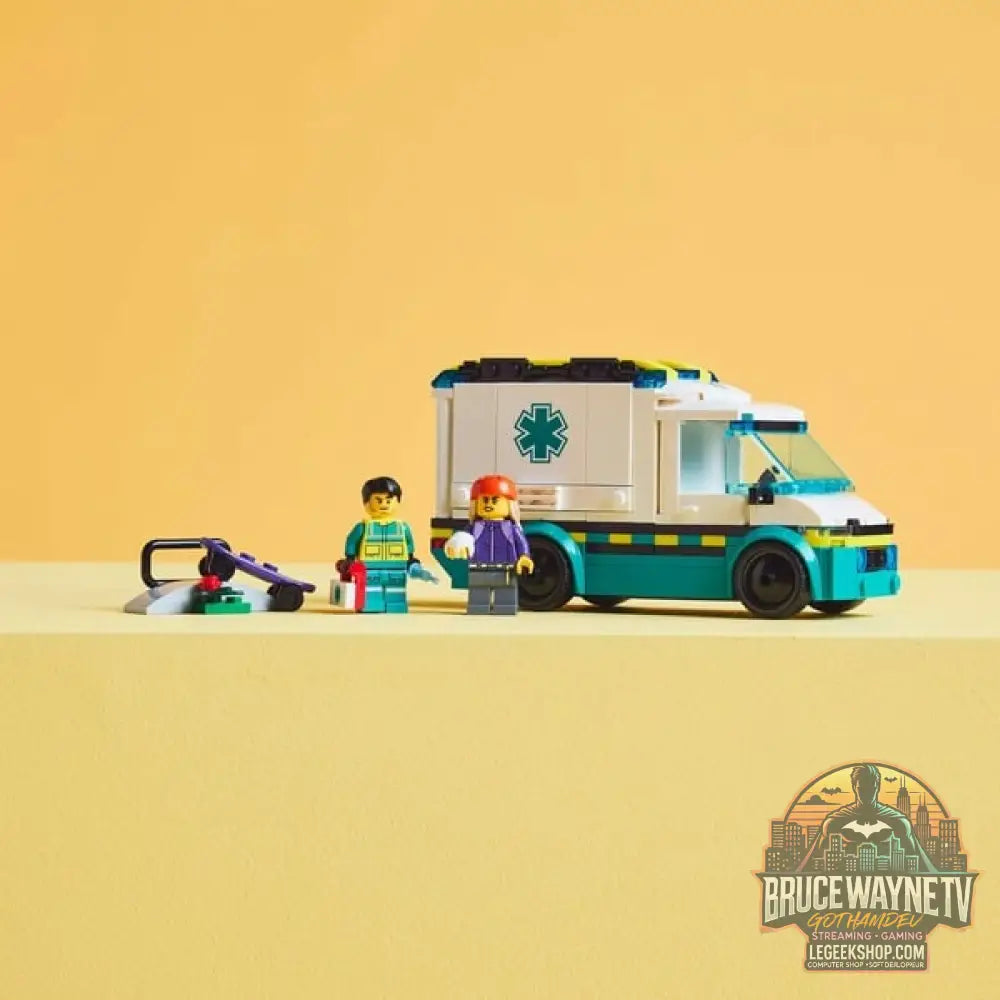 LEGO 60451 City Rettungswagen, jeu de construction - LEGO - vue 6