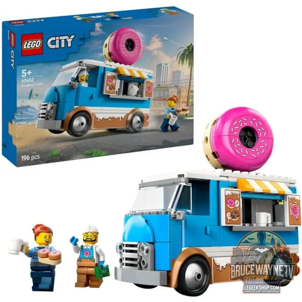 LEGO 60452 City Donut Truck, jeu de construction - LEGO
