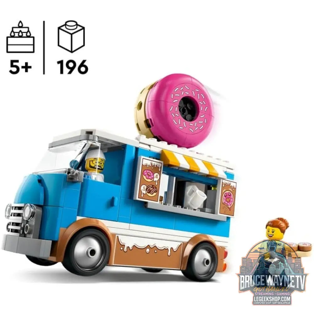 LEGO 60452 City Donut Truck, jeu de construction - LEGO - vue 3