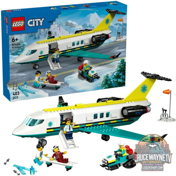 LEGO 60465 City Notfallrettungsflugzeug, jeu de construction - LEGO