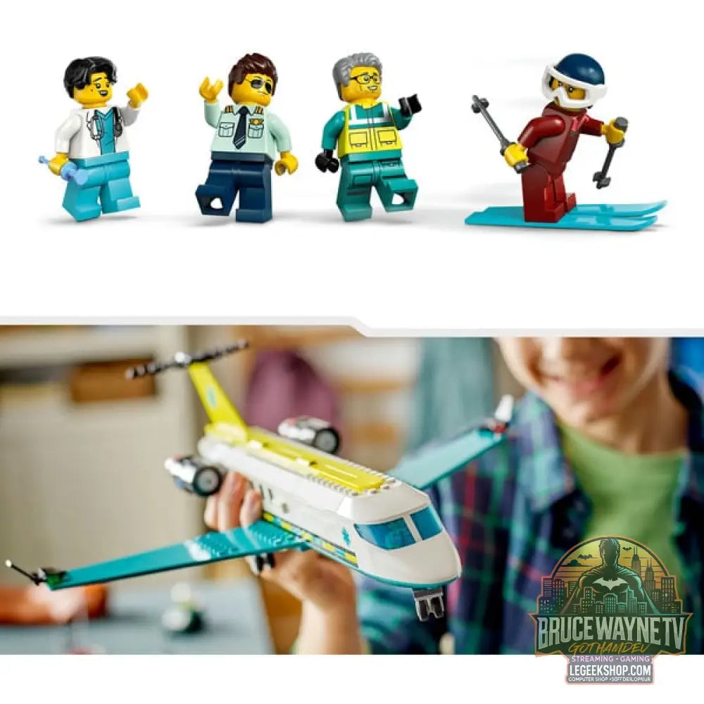 LEGO 60465 City Notfallrettungsflugzeug, jeu de construction - LEGO - vue 5
