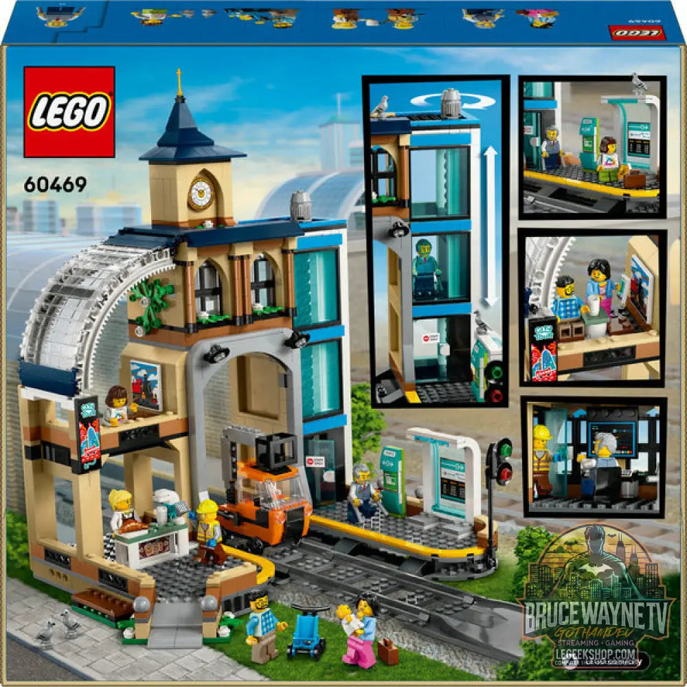 LEGO 60469 City Hauptbahnhof, jeu de construction - LEGO - vue 7