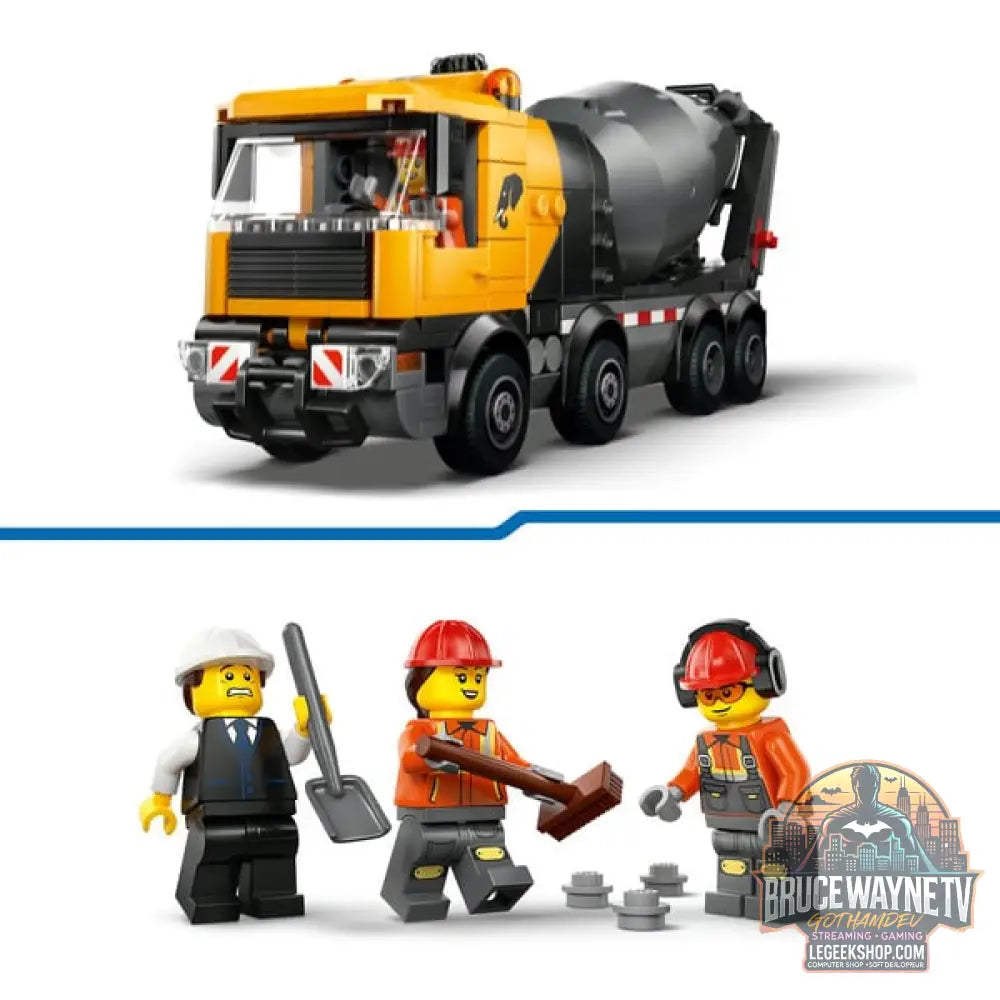 LEGO 60478 City Betonmischer, jeu de construction - LEGO - vue 5