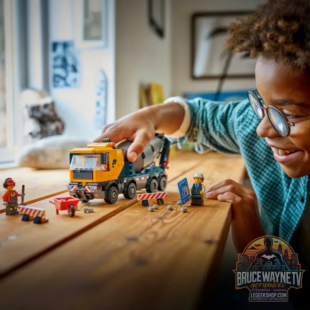 LEGO 60478 City Betonmischer, jeu de construction - LEGO - vue 2