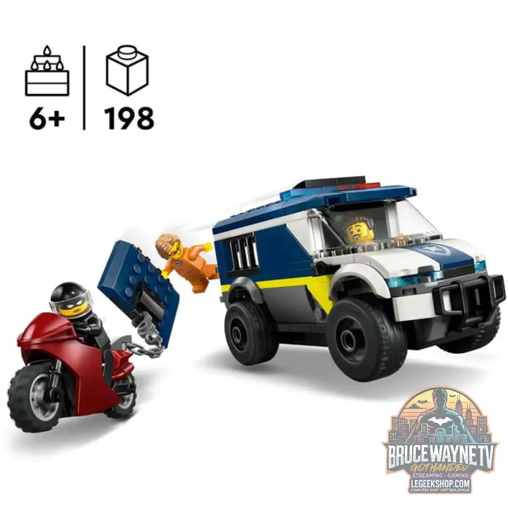 LEGO 60479 City Gefangenentransporter, jeu de construction - LEGO - vue 3