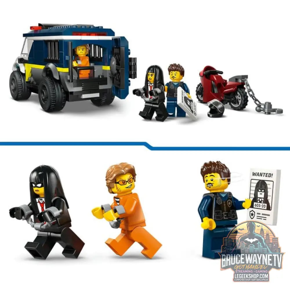 LEGO 60479 City Gefangenentransporter, jeu de construction - LEGO - vue 5