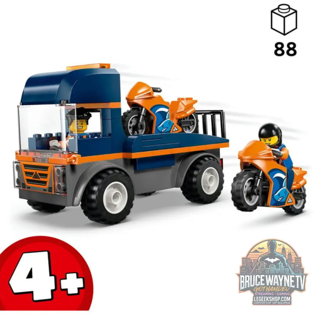 LEGO 60491 City Motorradtransporter, jeu de construction - LEGO - vue 3