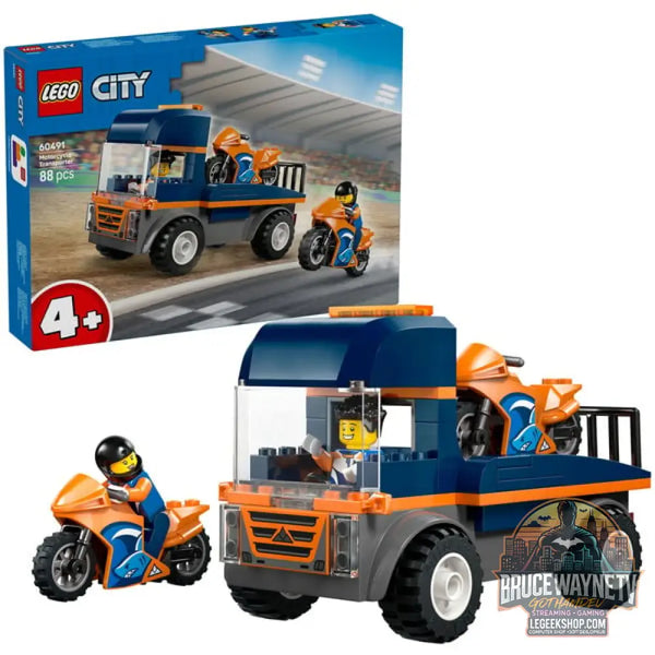 LEGO 60491 City Motorradtransporter, jeu de construction - LEGO
