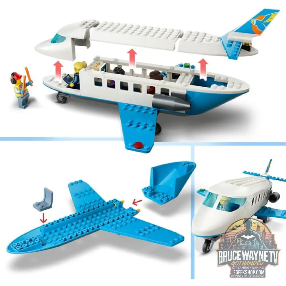 LEGO 60492 City Passagierjet, jeu de construction - LEGO - vue 3