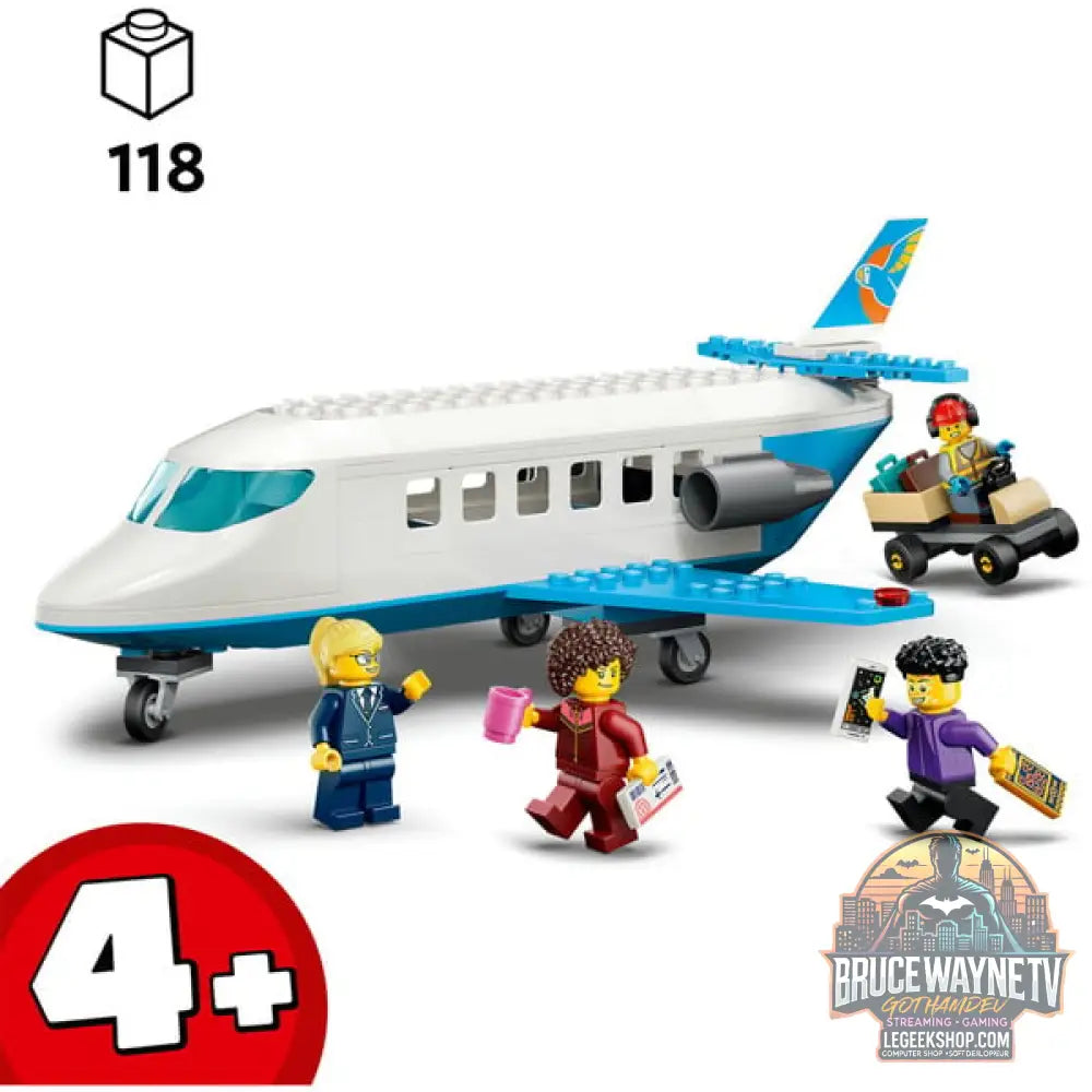LEGO 60492 City Passagierjet, jeu de construction - LEGO - vue 2