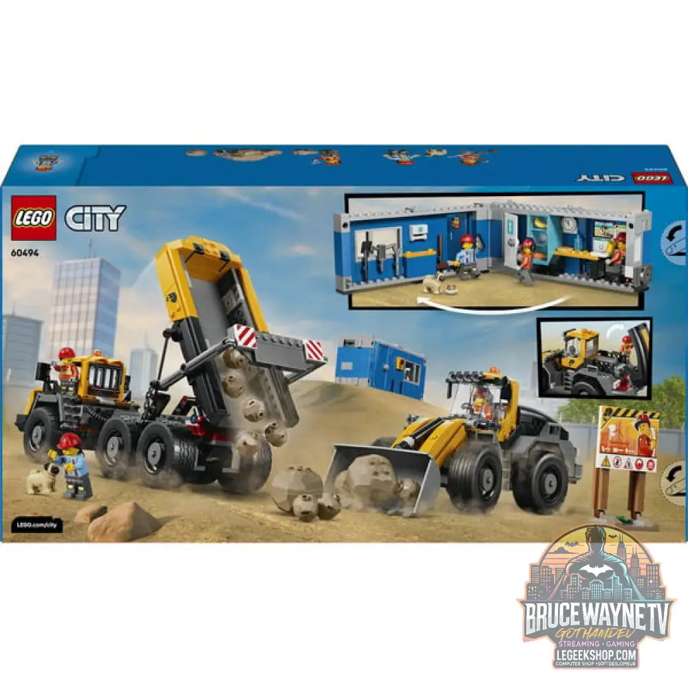 LEGO 60494 City Kipplaster et Schaufellader, jeu de construction - LEGO - vue 7
