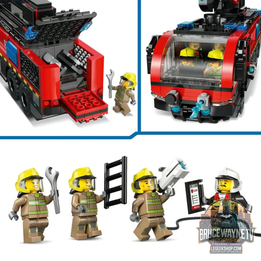LEGO 60499 City Flughafenlöschfahrzeug, jeu de construction - LEGO - vue 5