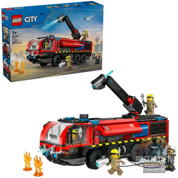 LEGO 60499 City Flughafenlöschfahrzeug, jeu de construction - LEGO