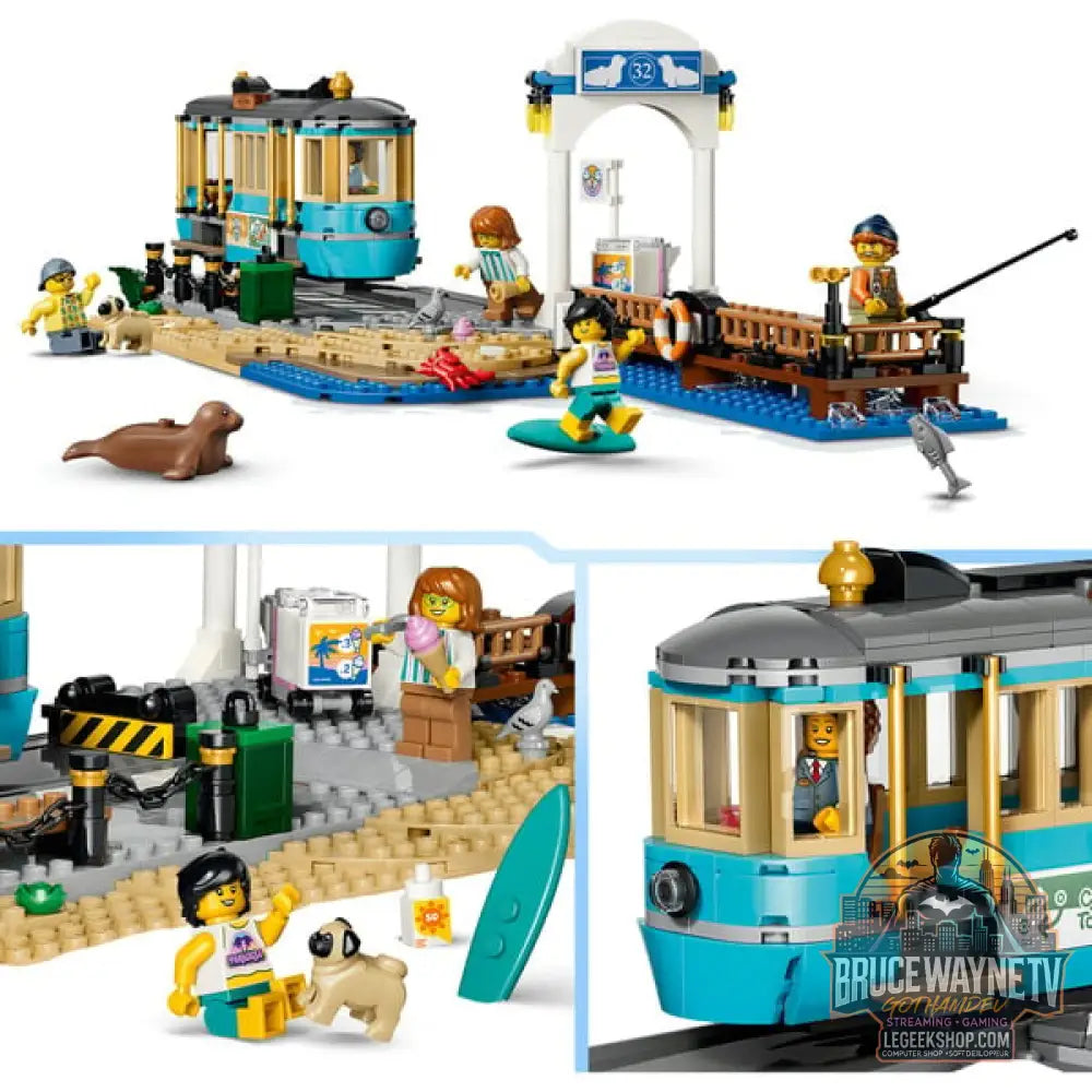 LEGO 60506 City Klassische Strandstraßenbahn, jeu de construction - LEGO - vue 3