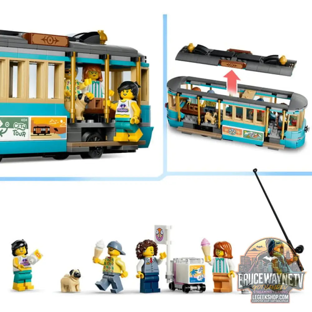 LEGO 60506 City Klassische Strandstraßenbahn, jeu de construction - LEGO - vue 4