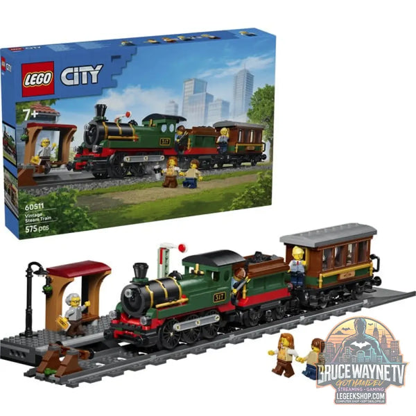 LEGO 60511 City Klassischer Dampfzug, jeu de construction - LEGO