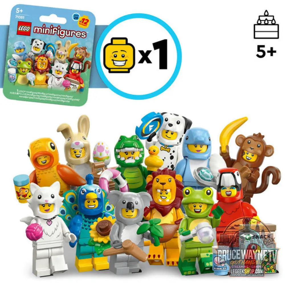 LEGO 71051 Minifigures Tiere Serie 28, jeu de construction article assorti, eine Figur - LEGO - vue 3