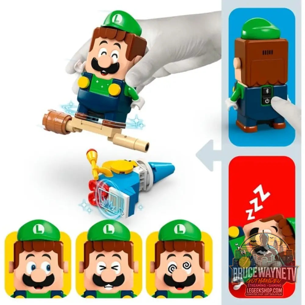 LEGO 71440 Super Mario Abenteuer avec dem interaktiven LEGO Luigi, jeu de construction - LEGO - vue 4