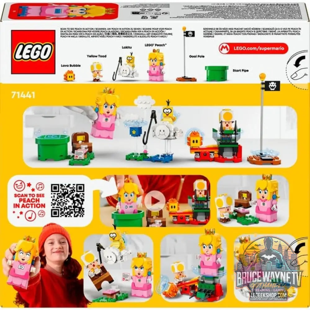 LEGO 71441 Super Mario Abenteuer avec der interaktiven LEGO Peach, jeu de construction - LEGO - vue 8