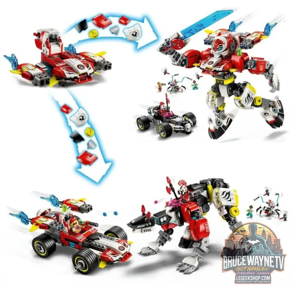 LEGO 71497 DREAMZzz Coopers Tiger-Mech et Zero's Hot Rod Auto, jeu de construction - LEGO - vue 4