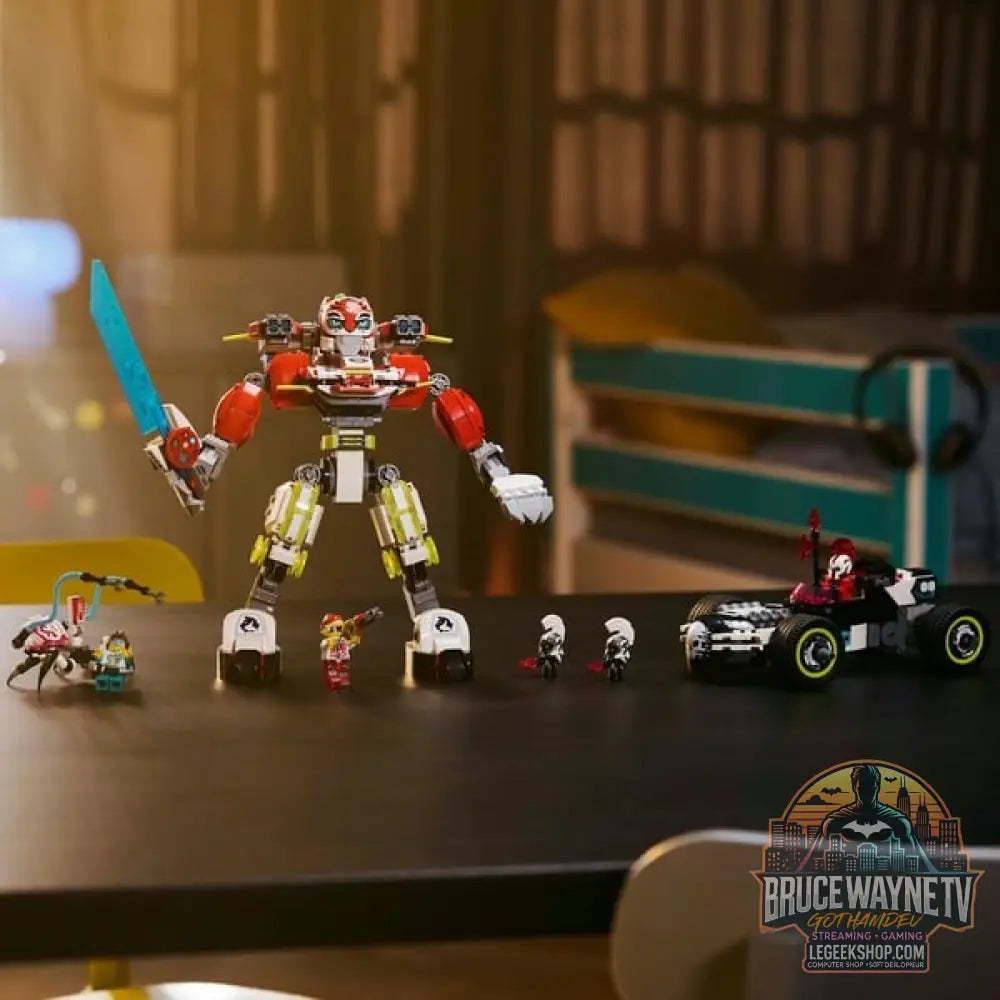 LEGO 71497 DREAMZzz Coopers Tiger-Mech et Zero's Hot Rod Auto, jeu de construction - LEGO - vue 6