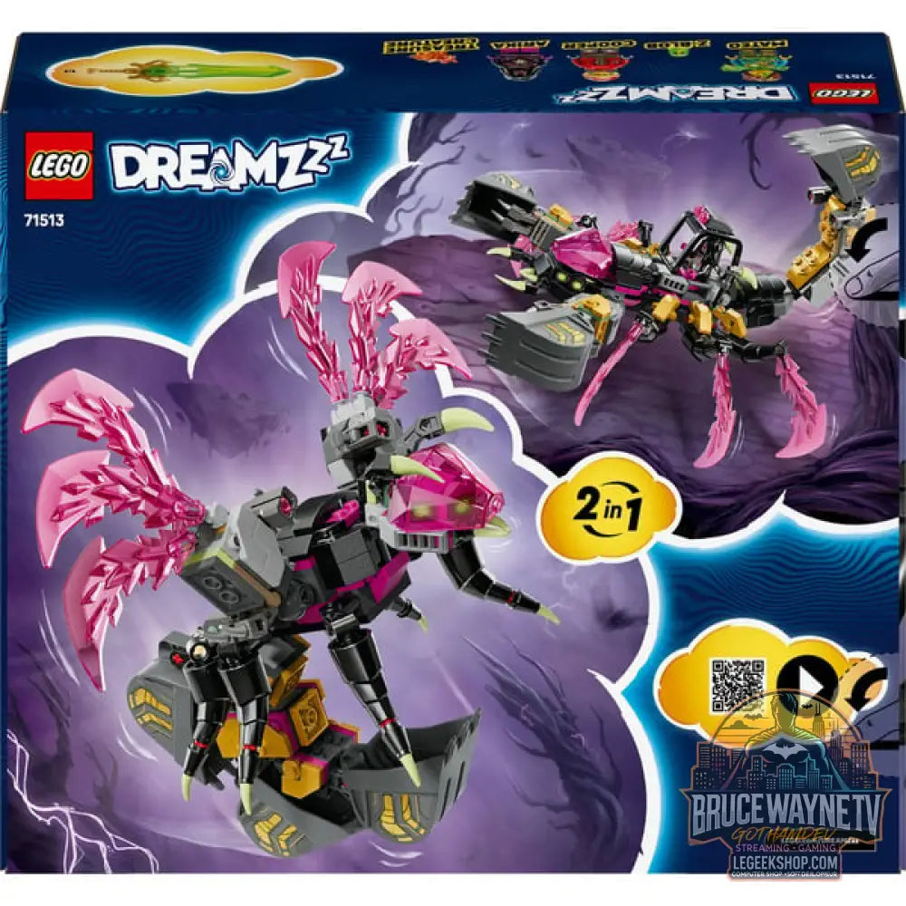 LEGO 71513 DREAMZzz Albtraum-Skorpionbagger, jeu de construction - LEGO - vue 7