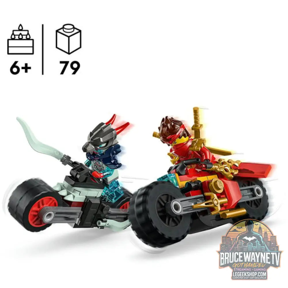 LEGO 71838 Ninjago Kais Motorradrennen, jeu de construction - LEGO - vue 3
