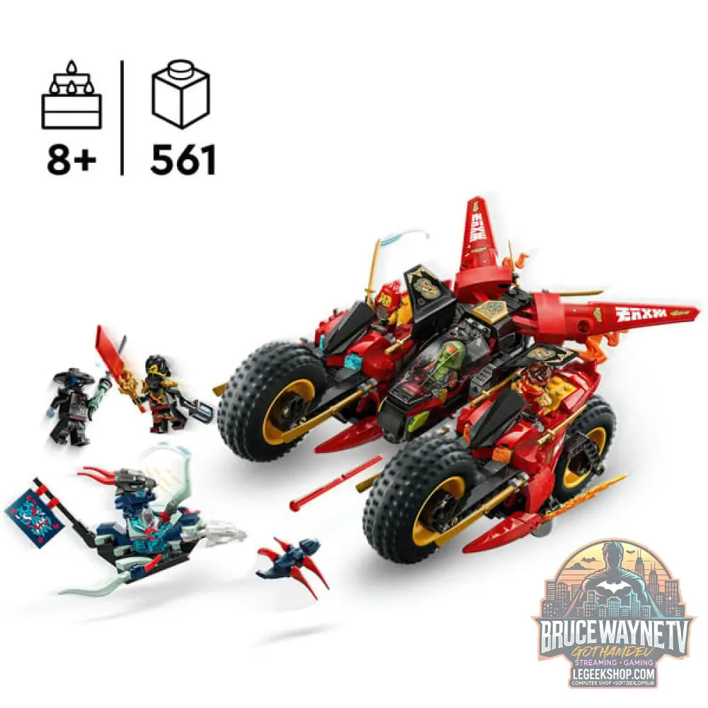 LEGO 71844 Ninjago Ninja-Actionflitzer, jeu de construction - LEGO - vue 3