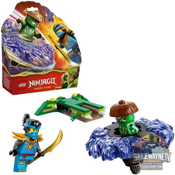 LEGO 71849 Ninjago Nya vs. Elementarmonster-Spinner, jeu de construction - LEGO