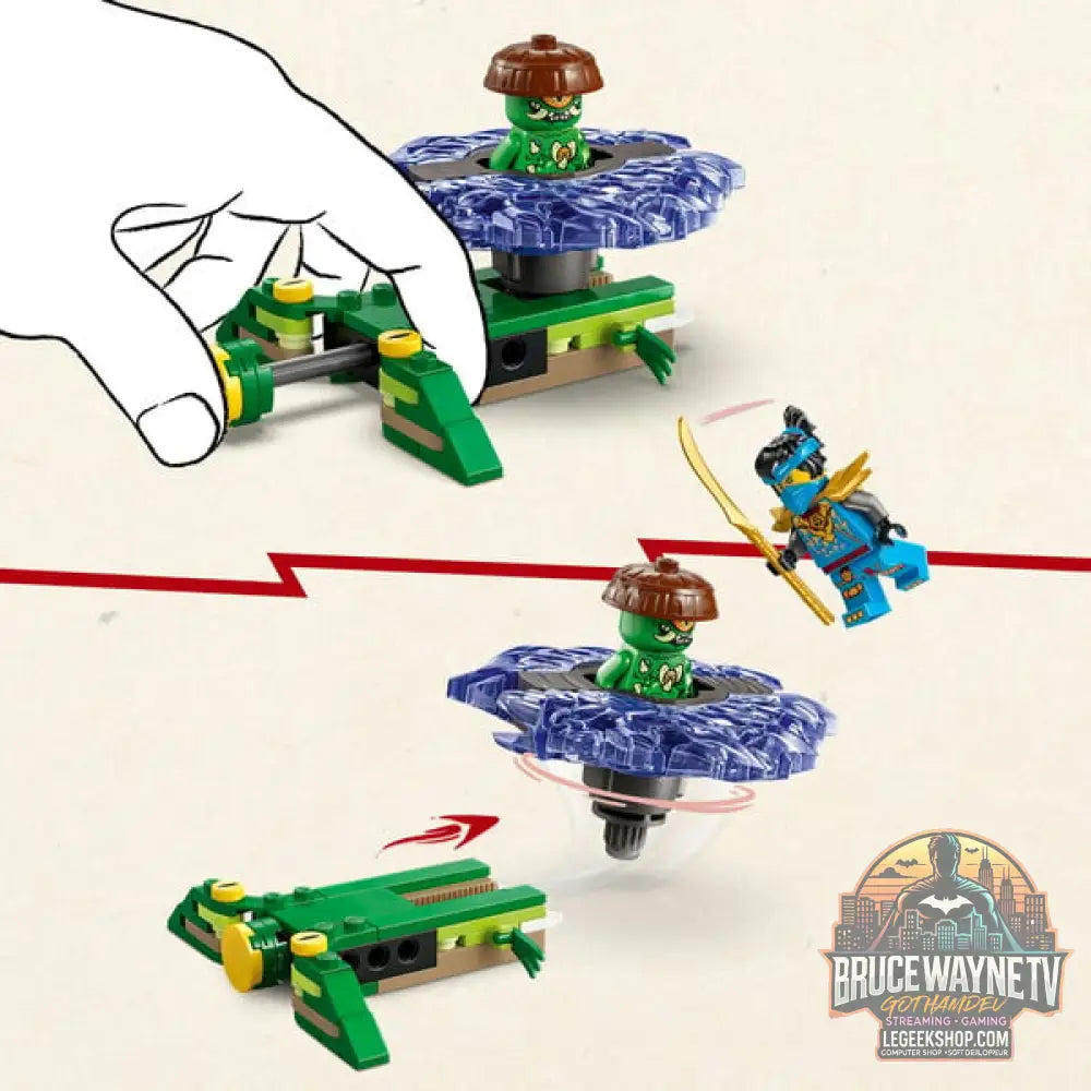LEGO 71849 Ninjago Nya vs. Elementarmonster-Spinner, jeu de construction - LEGO - vue 4