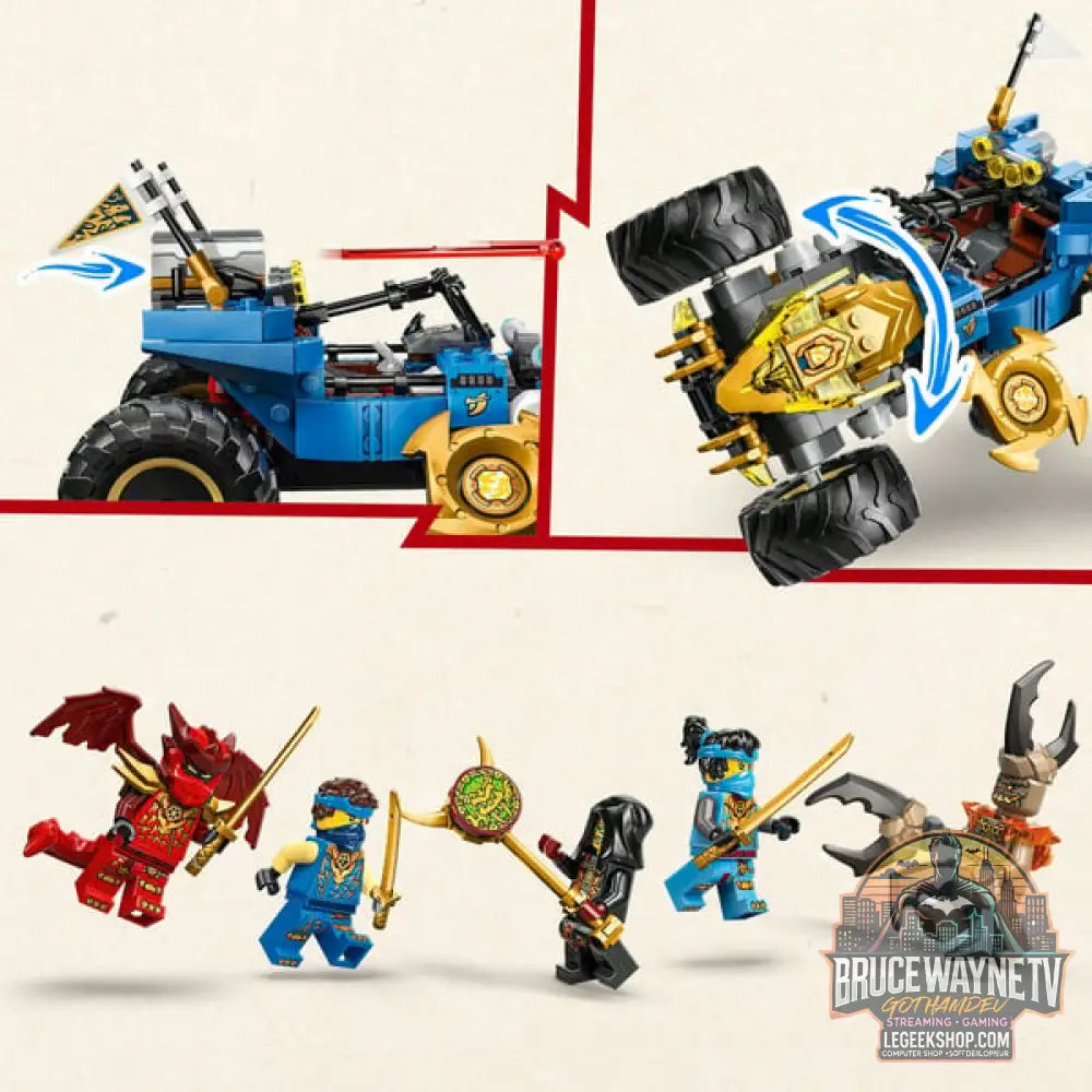 LEGO 71856 Ninjago Jays Transformationsflitzer, jeu de construction - LEGO - vue 5