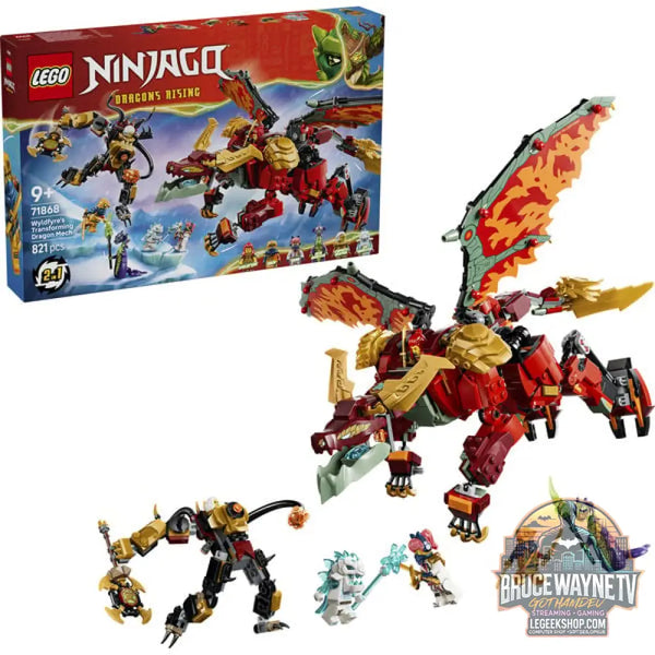 LEGO 71868 Ninjago Wyldfyres Drachenmech, jeu de construction - LEGO