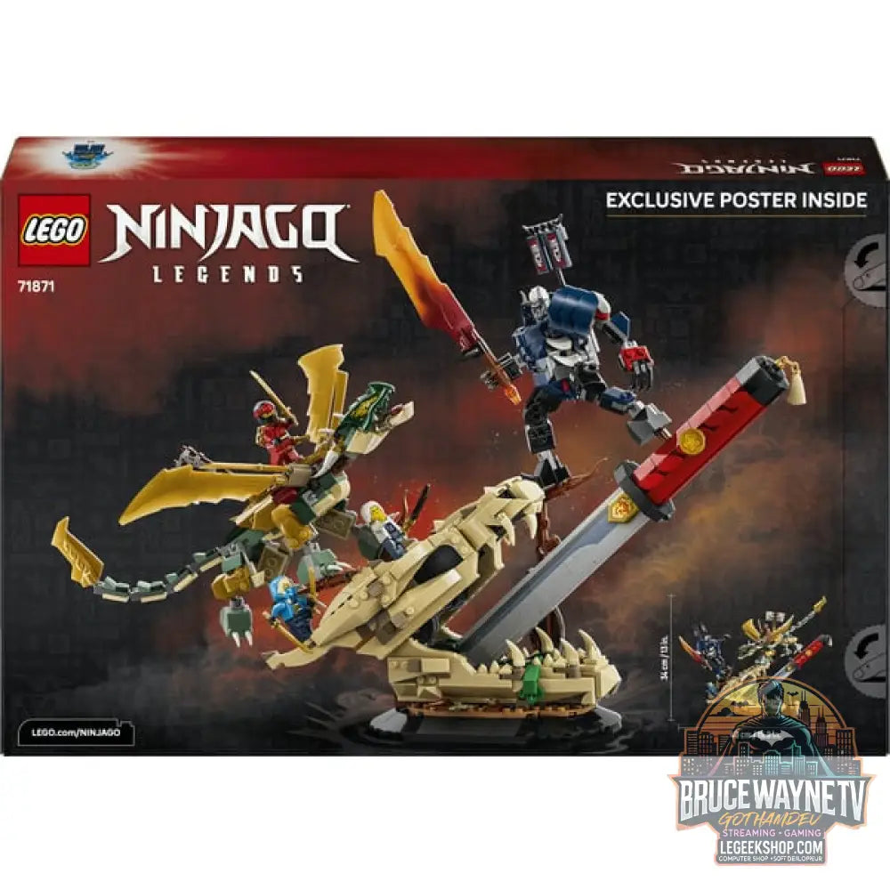 LEGO 71871 Ninjago Showdown auf der Drachenklinge, jeu de construction - LEGO - vue 7