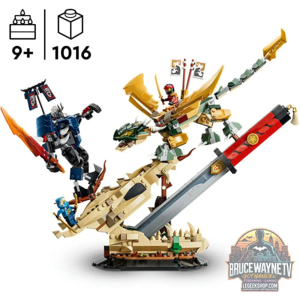 LEGO 71871 Ninjago Showdown auf der Drachenklinge, jeu de construction - LEGO - vue 2