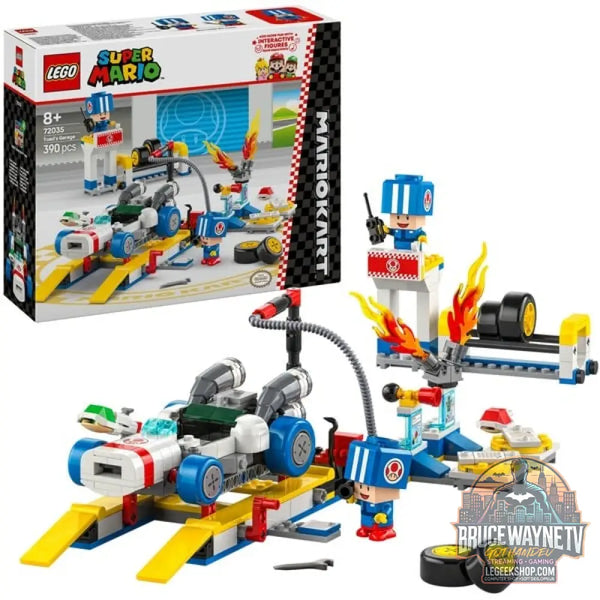 LEGO 72035 Super Mario - Mario Kart: Toads Werkstatt, jeu de construction - LEGO