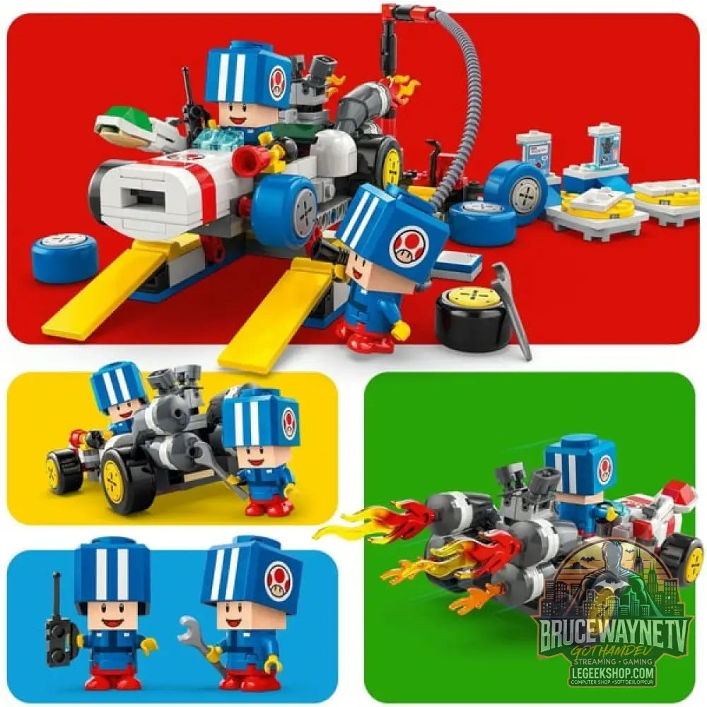 LEGO 72035 Super Mario - Mario Kart: Toads Werkstatt, jeu de construction - LEGO - vue 5