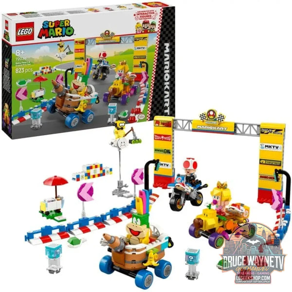 LEGO 72036 Super Mario - Mario Kart: Peach & Grand Pix-Set, jeu de construction - LEGO