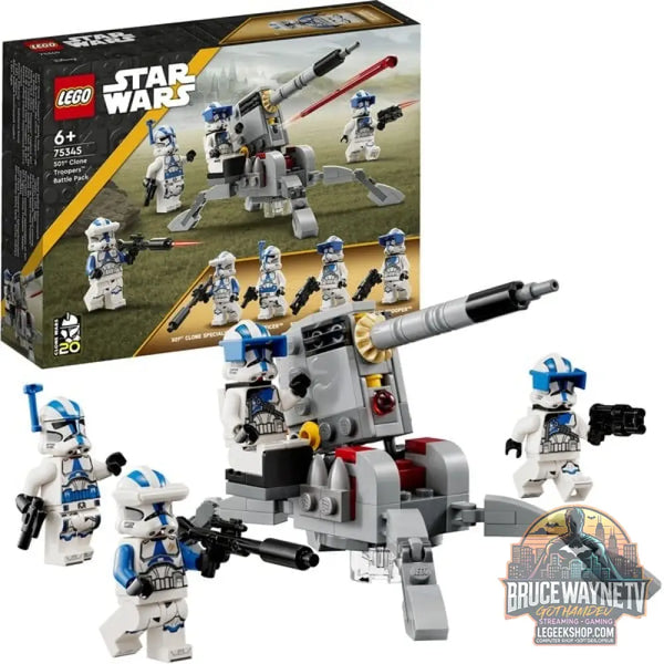 LEGO 75345 Star Wars 501st Clone Troopers Battle Pack, jeu de construction - LEGO