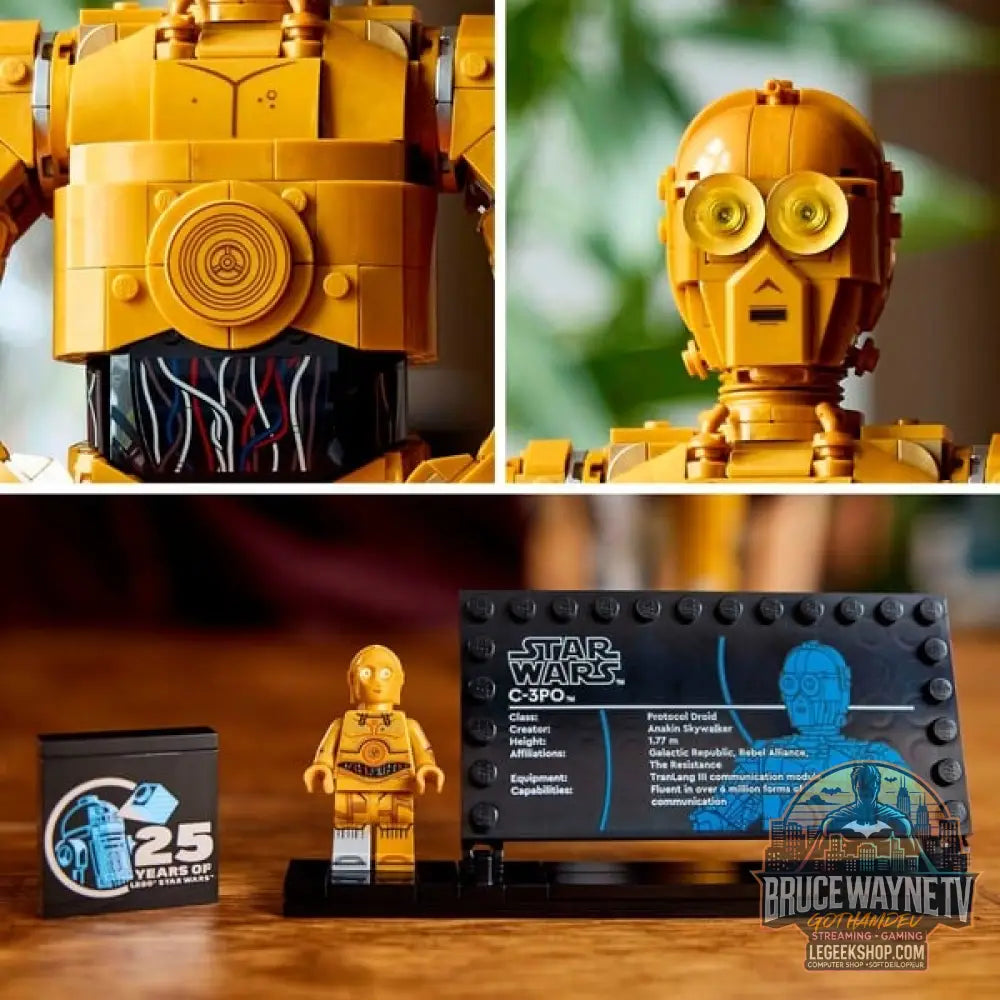 LEGO 75398 Star Wars C-3PO, jeu de construction - LEGO - vue 6