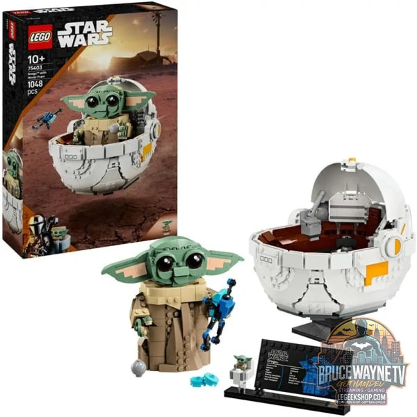LEGO 75403 Star Wars Grogu in seiner Repulsorwiege, jeu de construction - LEGO