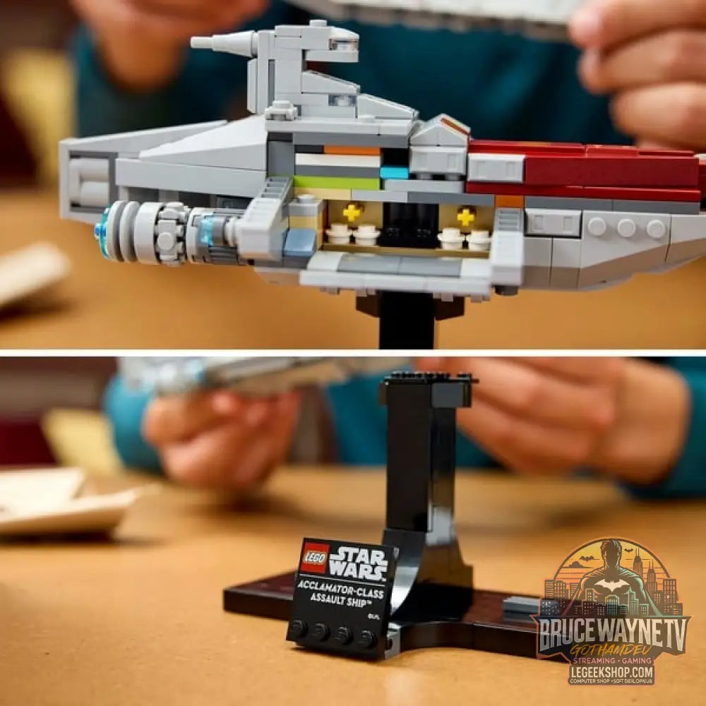LEGO 75404 Star Wars Assault Ship der Acclamator-Klasse, jeu de construction - LEGO - vue 6
