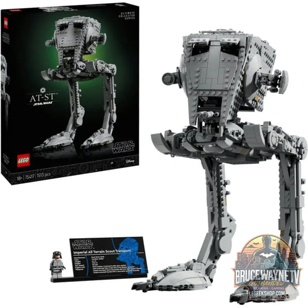 LEGO 75417 Star Wars AT-ST Kampfläufer, jeu de construction - LEGO