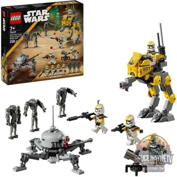 LEGO 75431 Star Wars Klonsoldaten des 327. Sternenkorps Battlepack, jeu de construction - LEGO