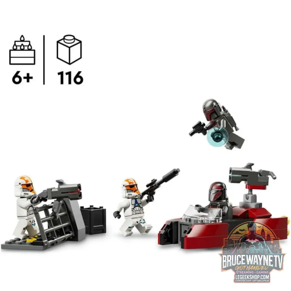 LEGO 75449 Star Wars Belagerung von Mandalore Battle Pack, jeu de construction - LEGO - vue 3