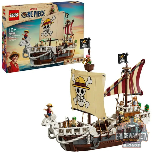 LEGO 75639 One Piece Das Piratenschiff Flying Lamb, jeu de construction - LEGO